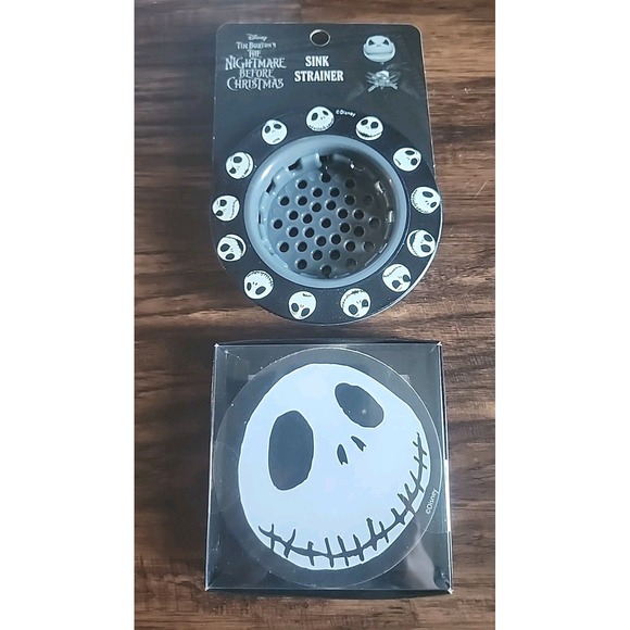 Disney's Nightmare before Christmas sink strainer and coasters set - Picture 1 of 5